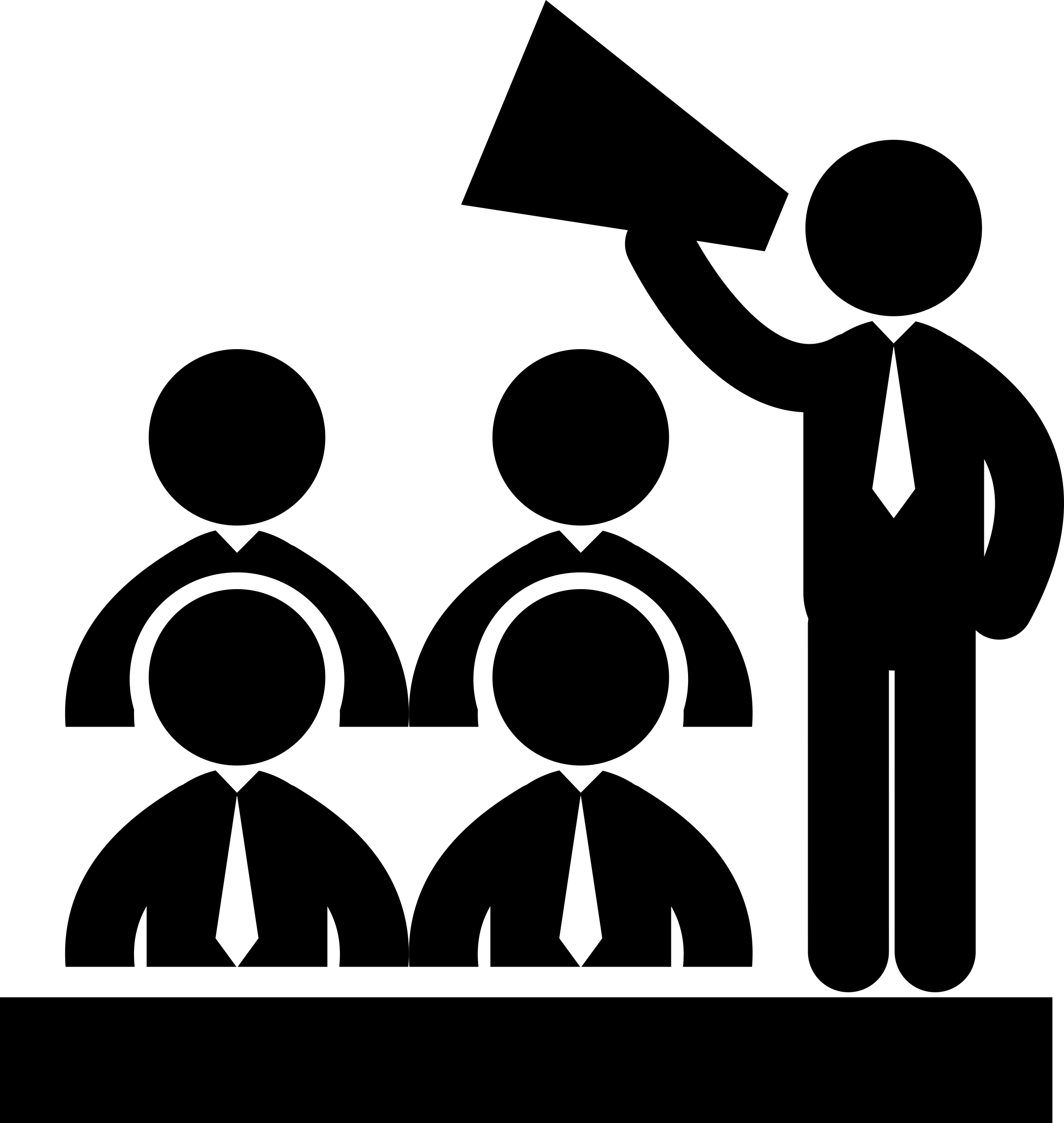 Man Talking To Male Audience With A Speaker Digital Sketch Svg Design Free Vectors